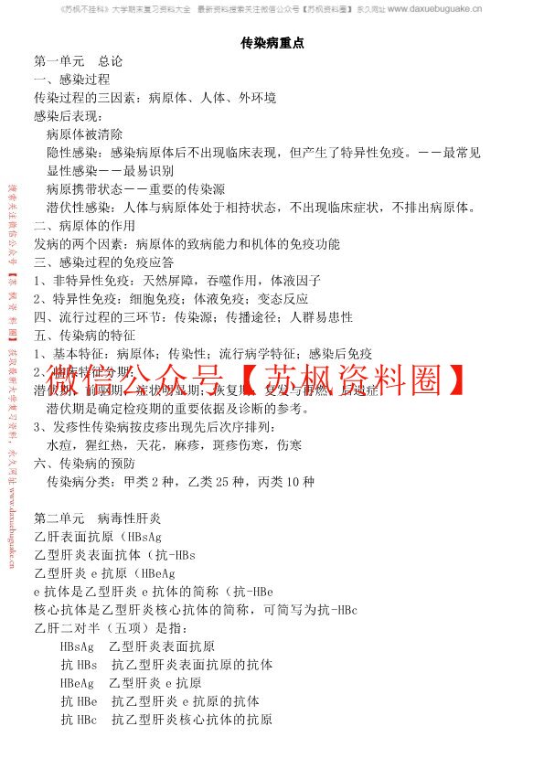 传染病学